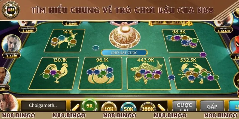 Hướng Dẫn Chơi Bầu Cua Tại N88 Từ A-z Dễ Hiểu 1 Thông tin cần biết về trò chơi bầu cua N88